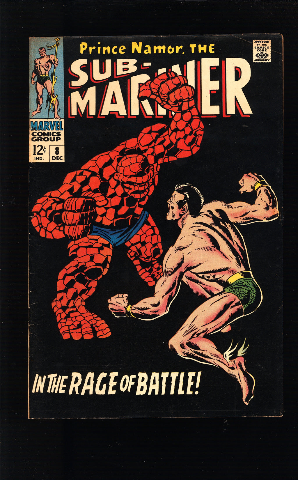 1968 Prince Namor, The Sub-Mariner 2, 6, 8 VF- LOT THING VS.