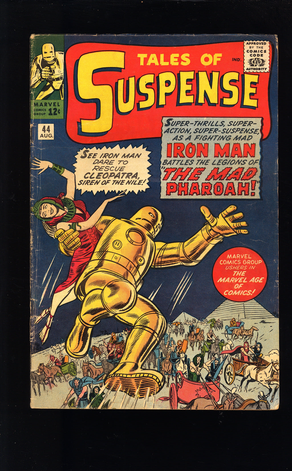 1963 Tales of Suspense 44 VG+ 1ST APP MAD PHAROH