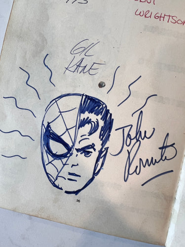 1973 Comic Art Convention Program Book WITH MULTIPLE SKETCHES AND SIGS!
