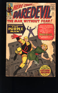 1964 Daredevil 4 VG/FN 1ST APP OF THE PURPLE MAN