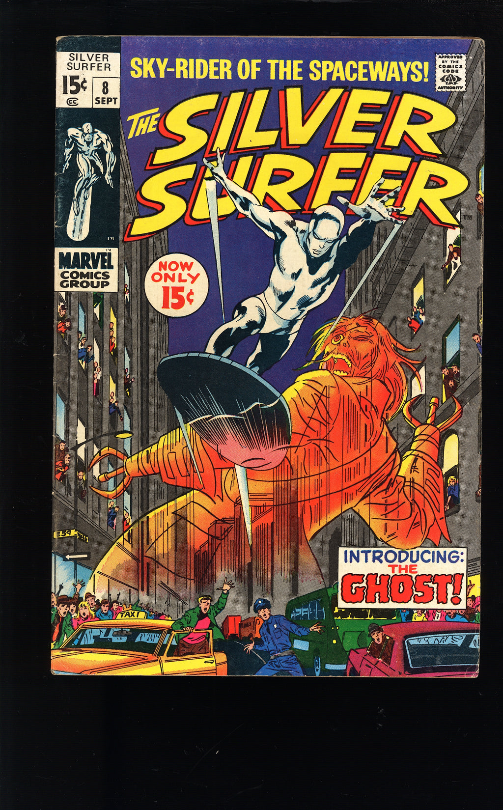 1969 The Silver Surfer 6, 7, 8 FN- LOT - 1ST APP GHOST