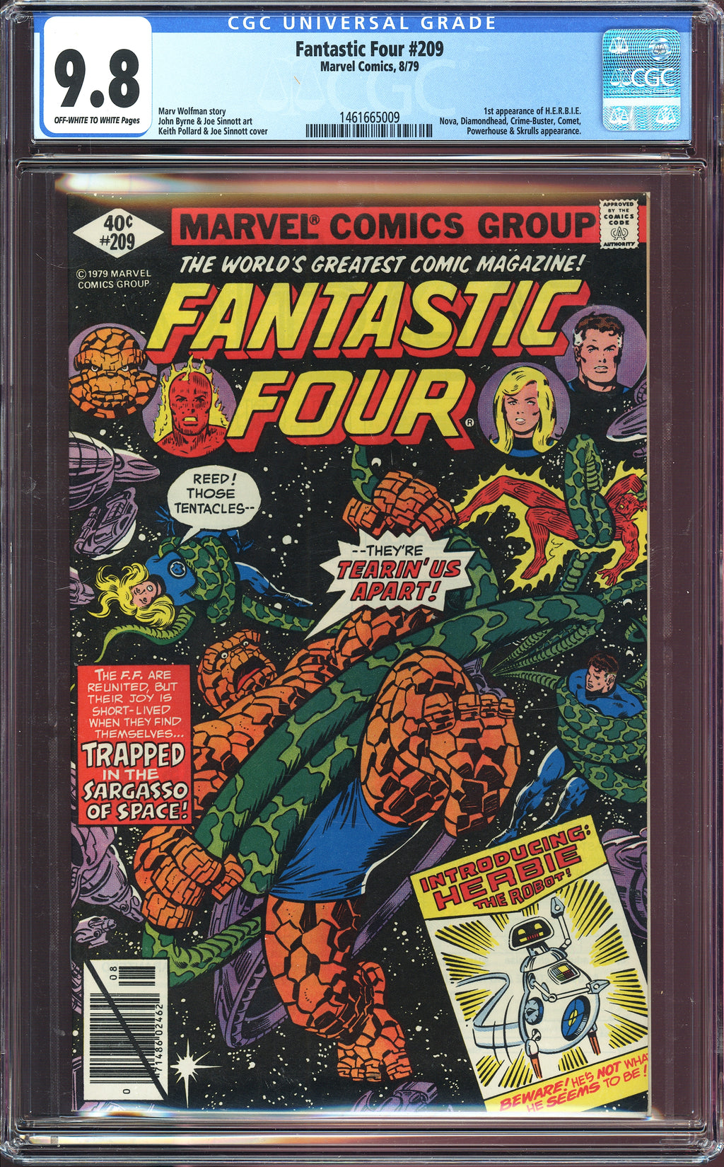 Fantastic Four 209 CGC 9.8