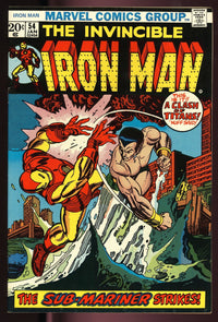 1972 The Invincible Iron Man 54 VF - 1ST APP MOONDRAGON