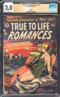 True-To-Life-Romances 12 CGC 2.0 SALIDA PEDIGREE