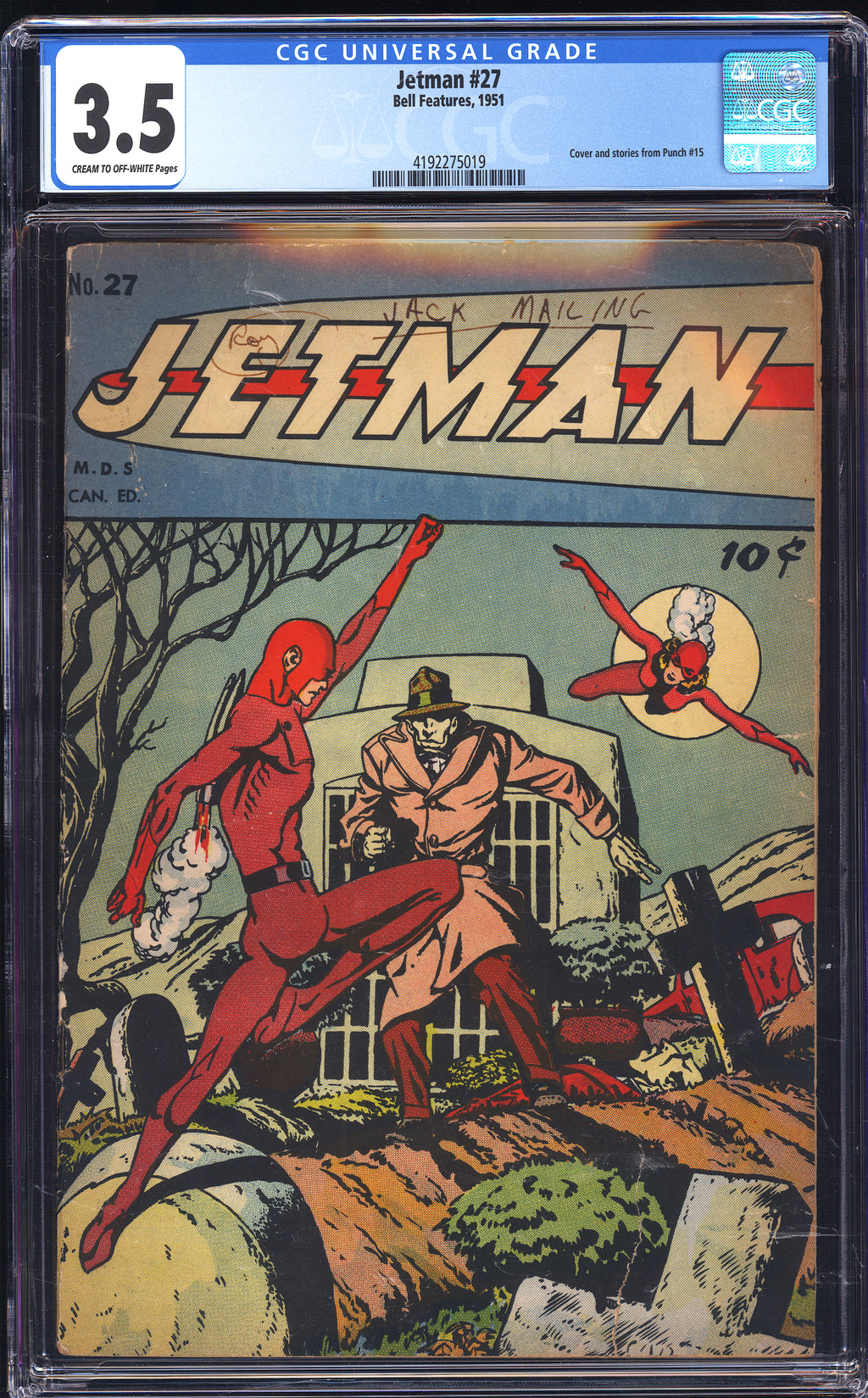 Jetman 27 CGC  3.5