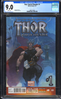 Thor: God of Thunder 1 CGC 9.0