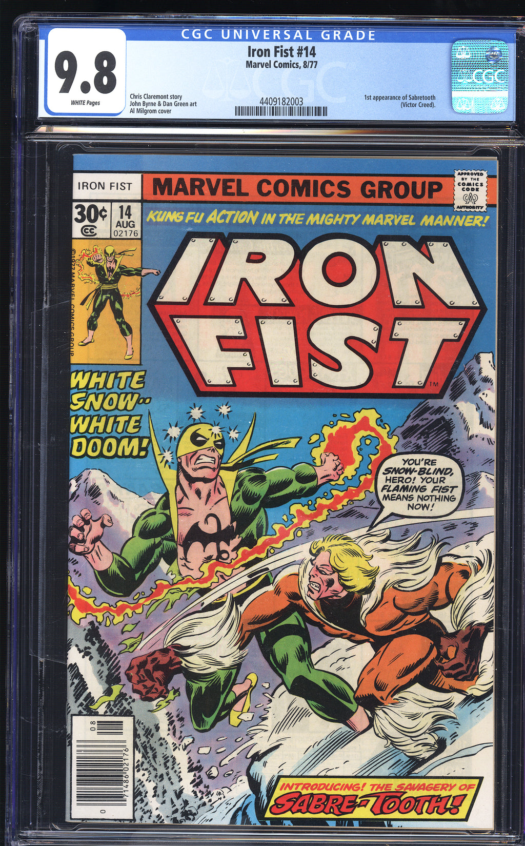 Iron Fist 14 CGC 9.8