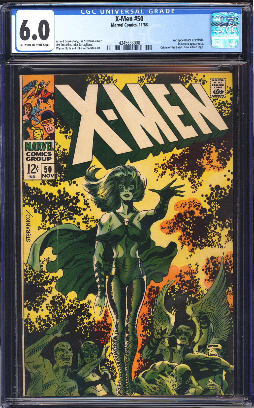 X-Men 50 CGC 6.0