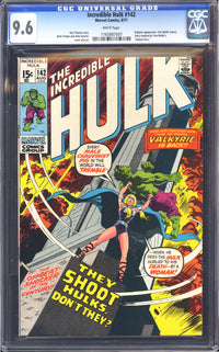 Incredible Hulk 142 CGC 9.6 WHITE PAGES