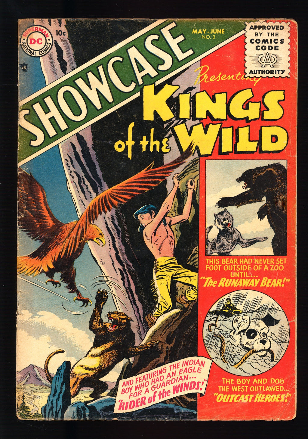 1956 Showcase 2 LOWER GRADE - KINGS OF THE WILD!