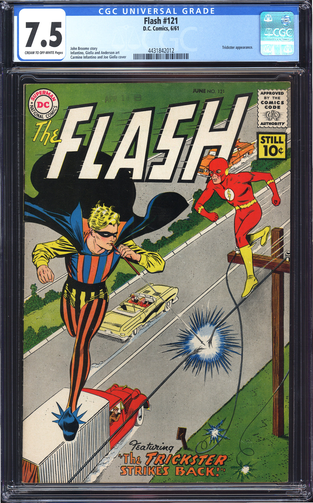 Flash 121 CGC 7.5