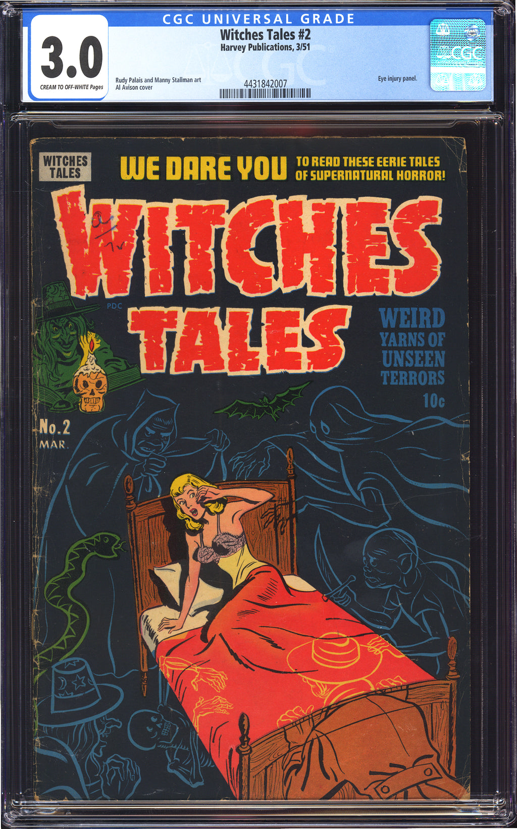 Witches Tales 2 CGC 3.0