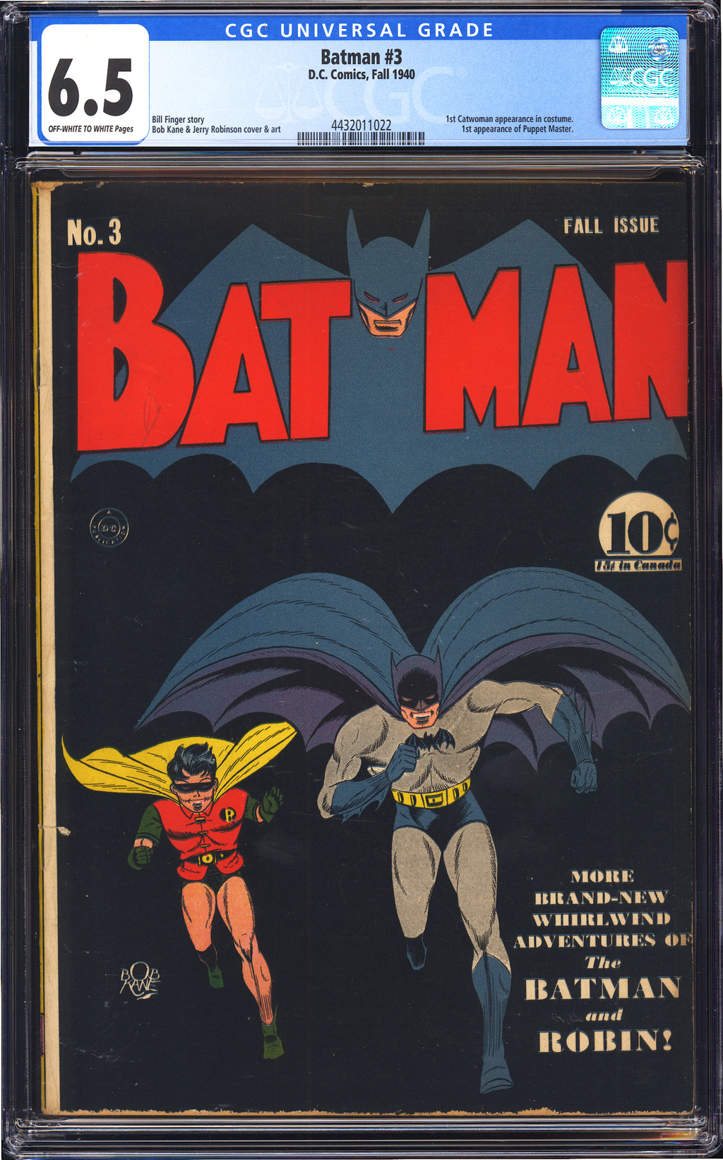 Batman 3 CGC 6.5