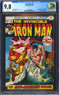 Iron Man 54 CGC 9.8 WHITE PAGES