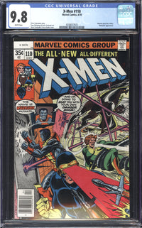 X-Men 110 CGC 9.8 WHITE PAGES