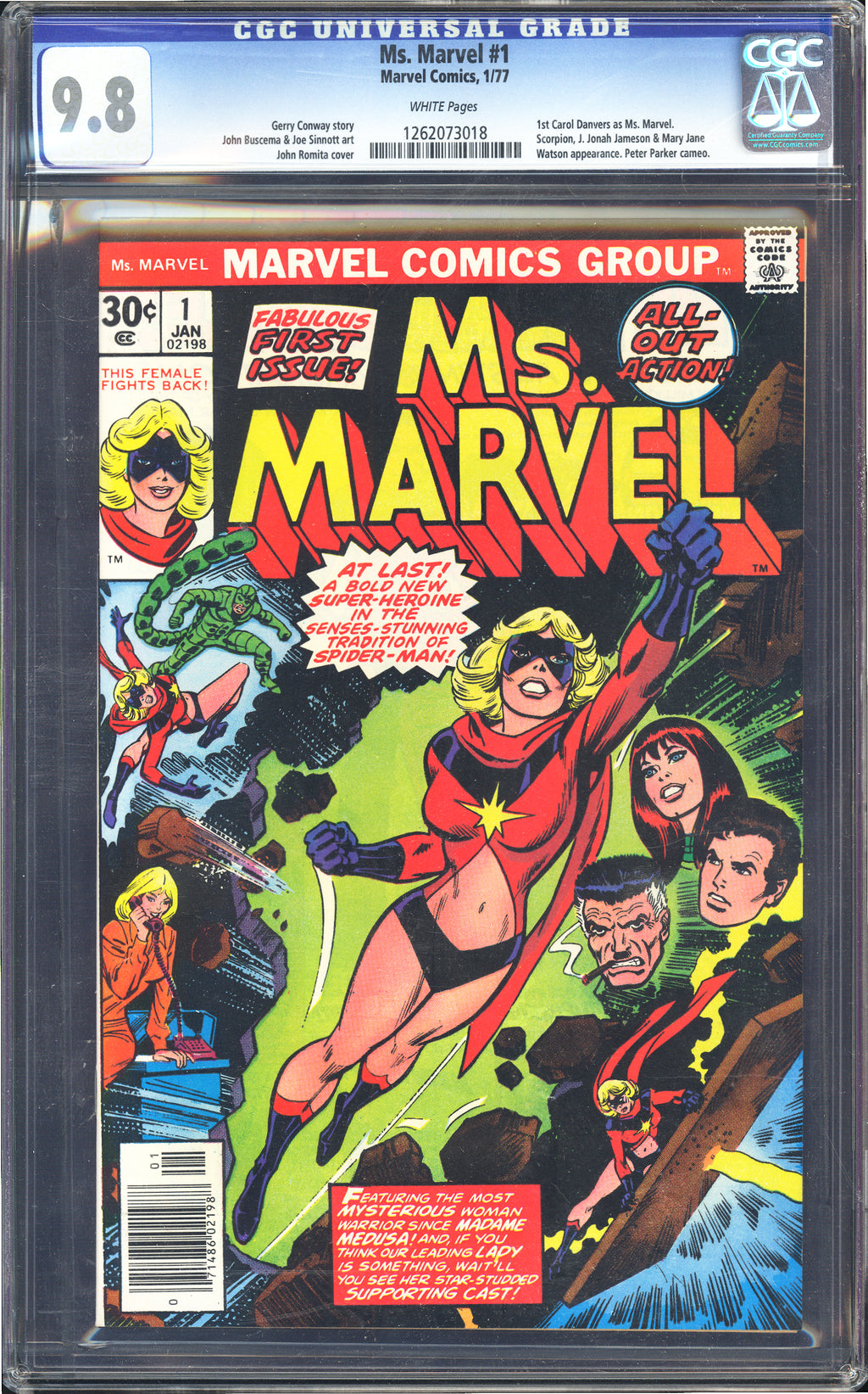 Ms. Marvel 1 CGC 9.8