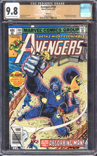 Avengers 184 CGC 9.8 Winnipeg Pedigree