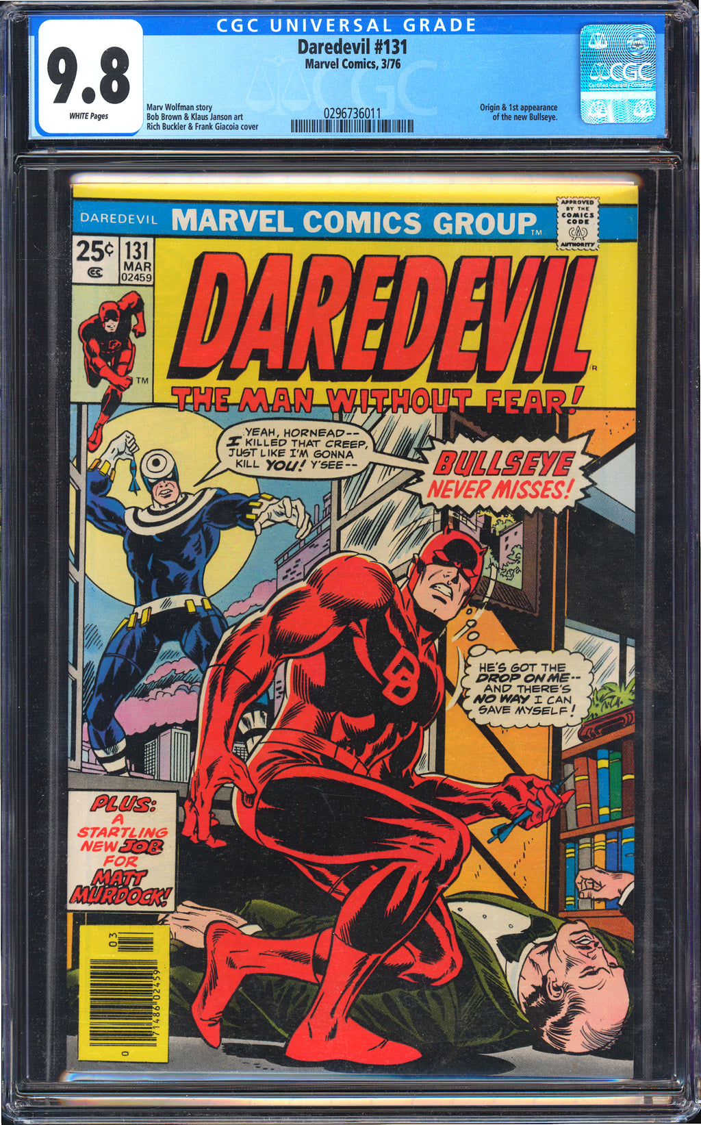 Daredevil 131 CGC 9.8