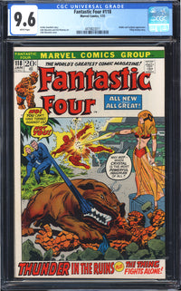 Fantastic Four 118 CGC 9.6 WHITE PAGES