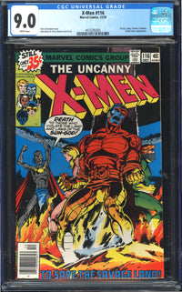 X-Men 116 CGC 9.0