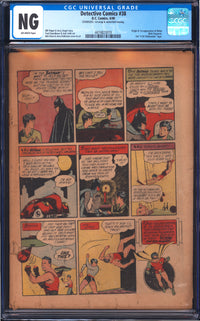 Detective Comics 38 CGC NG