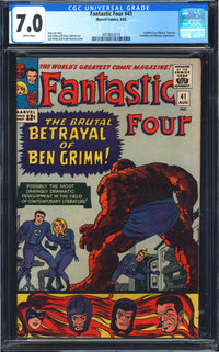 Fantastic Four 41 CGC 7.0 WHITE PAGES