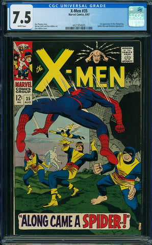 X-Men 35 CGC 7.5 WHITE PAGES