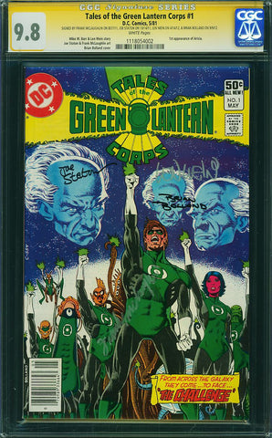 Tales of the Green Lantern Corps 1 CGC 9.8 4X SS NEWSSTAND