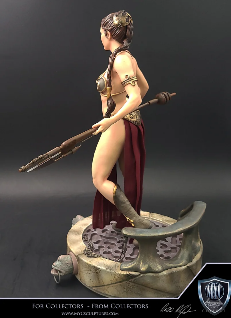 NEW Princess Leia – Slave 1/4 Scale Statue MYC Sculptures STAR WARS SIDESHOW