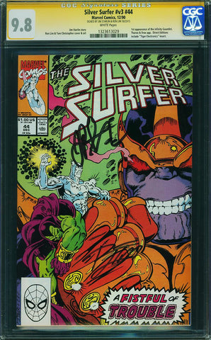 Silver Surfer #v3 #44 CGC 9.8 SS JIM STARLIN & ROM LIM