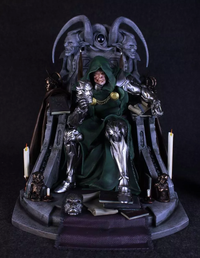 NEW RCB Dr. Doom on Throne Statue 1/4 SCALE CUSTOM SIDESHOW XM