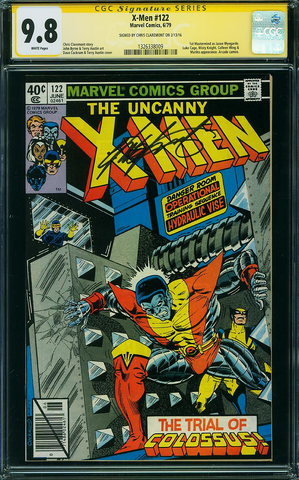 X-Men 122 CGC 9.8 SS CHRIS CLAREMONT