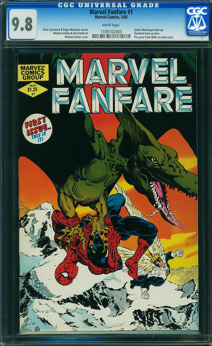 Marvel Fanfare 1 CGC 9.8