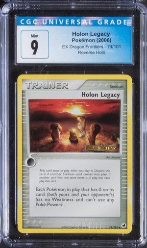 2006 Holon Legacy Pokemon EX Dragon Frontiers 74/101 Reverse Holo CGC 9