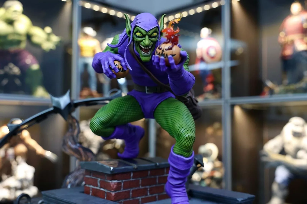 NEW MADX Green Goblin 1/4 Scale CUSTOM Fan Art Statue SIDESHOW