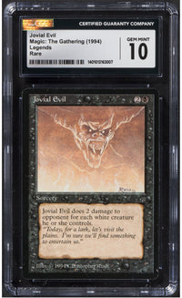 1994 Magic: The Gathering Jovial Evil Legends CGC 10