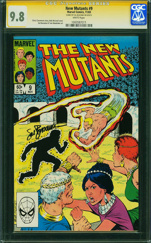 New Mutants 9 CGC 9.8 SS Sal Bascemea