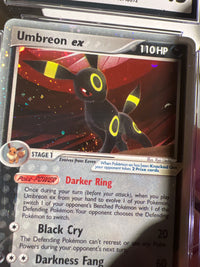 2005 Pokemon Umbreon ex 112 EX Unseen Forces CGC 9.5 Swirl