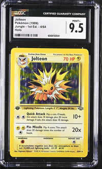 1999 Pokemon Jolteon 4/64 Jungle - 1st Ed. CGC 9.5