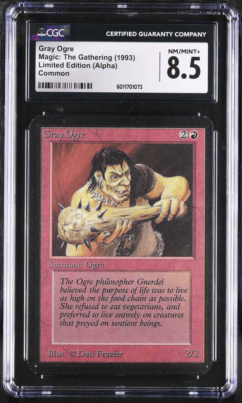 Magic: The Gathering Gray Ogre 1993 (Alpha) CGC 8.5