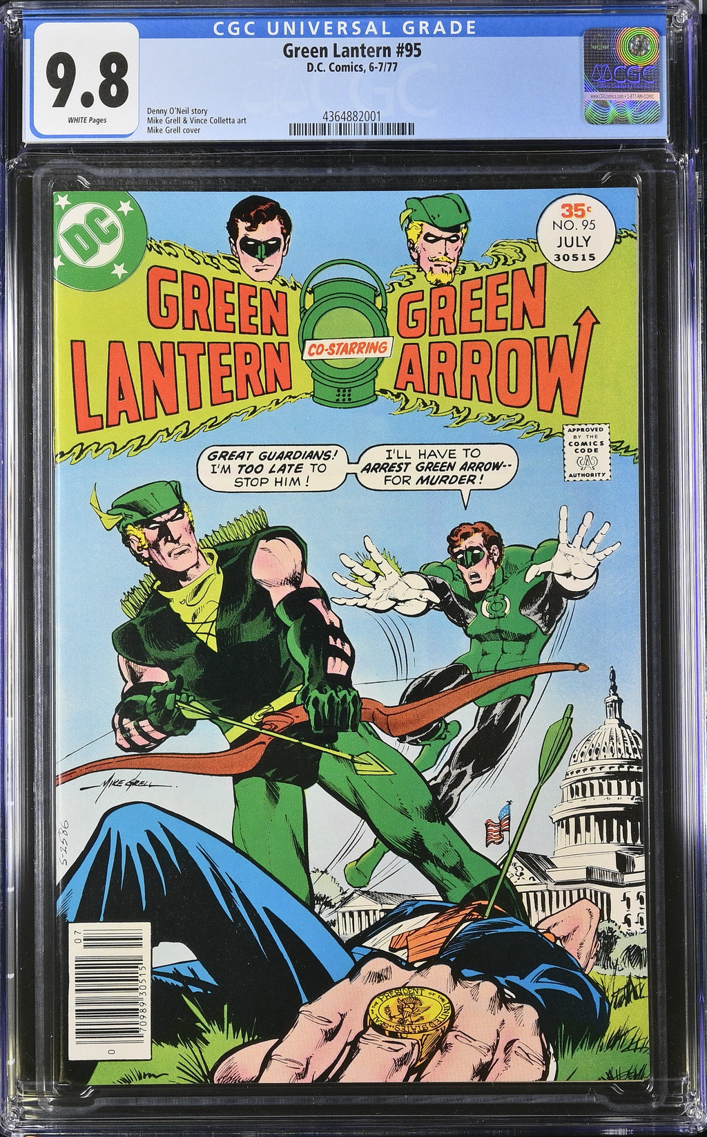 Green Lantern 95 CGC Grade 9.8