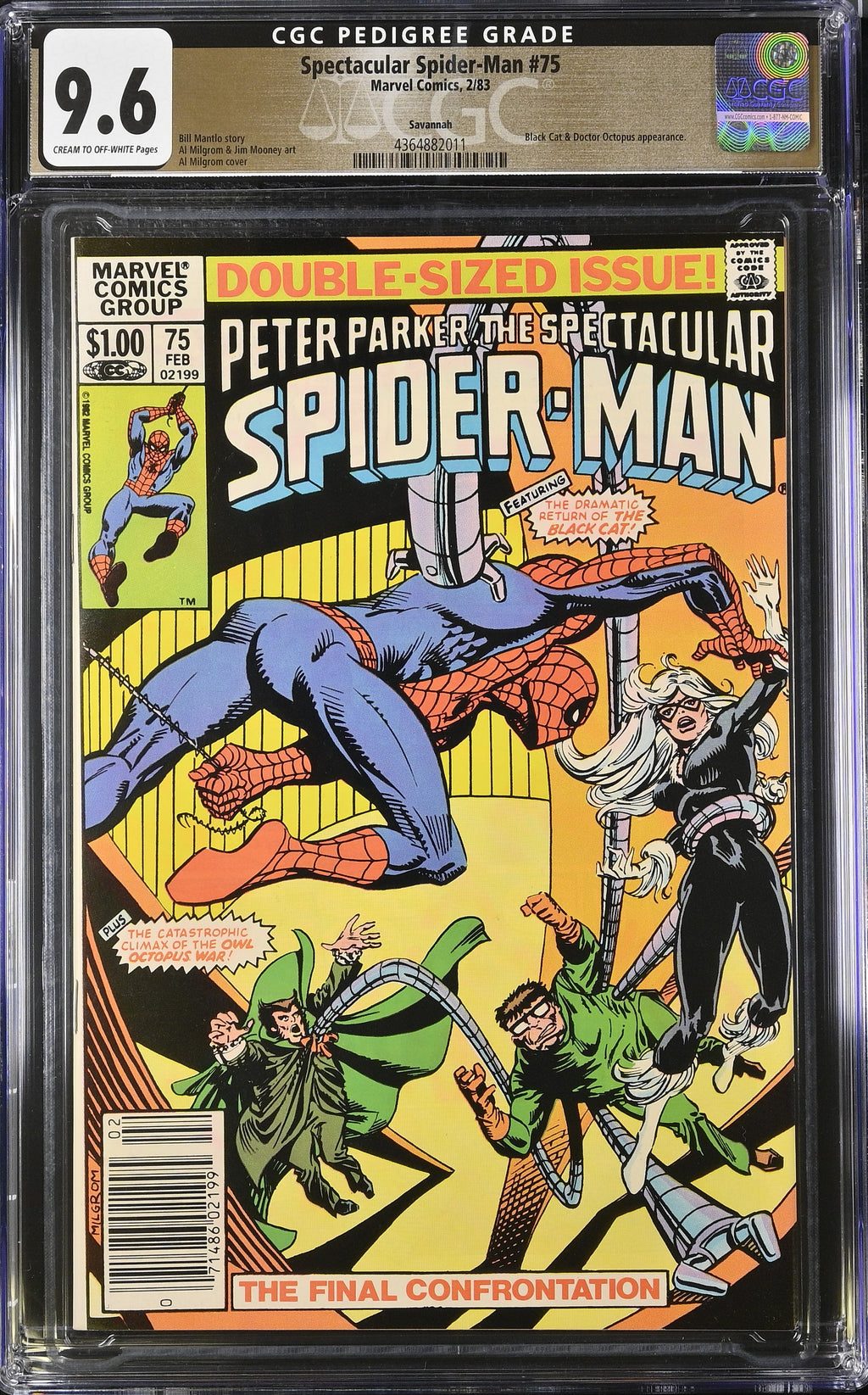 Spectacular Spider-Man 75 CGC 9.6 Savannah