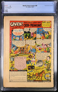 World's Finest Comics 88 CGC 0.5