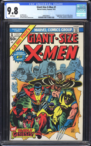 Giant Size X-Men 1 CGC 9.8 WHITE PAGES
