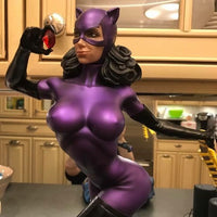 NEW CATWOMAN SEXY PURPLE Custom 1/4 SCALE Statue SIDESHOW NEW