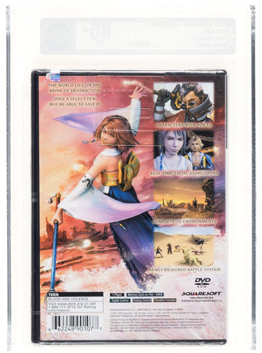 2001 Final Fantasy X (PS2 SquareSoft) VGA 85+ NM+