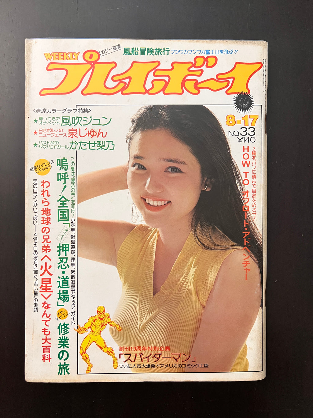 週刊プレイボーイ WEEKLY PLAYBOY 33 1976 USA SELLER