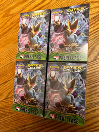 Pokémon TCG: XY - FATES COLLIDE PRERELEASE FACTORY SEALED BOX KIT CCG X 4