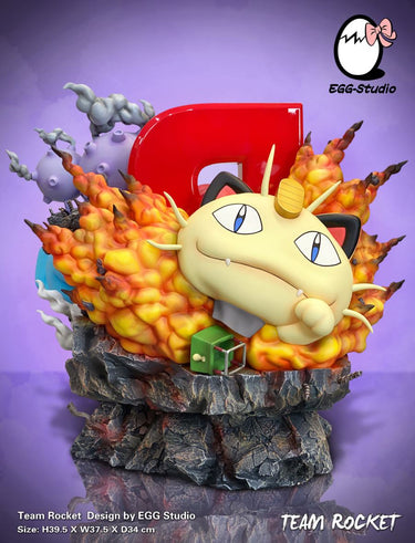 NEW Egg Studio - Team Rocket Pokemon Resin Statue
