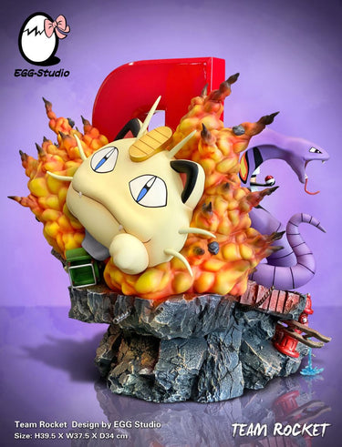 NEW Egg Studio - Team Rocket Pokemon Resin Statue
